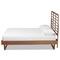 Baxton Studio Lucie Modern and Contemporary Walnut Brown Finished Wood Full Size Platform Bed 184-11147-9410-Zoro - alternate 8